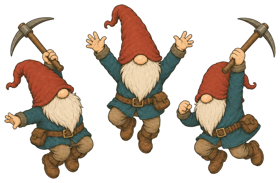 Happy gnome